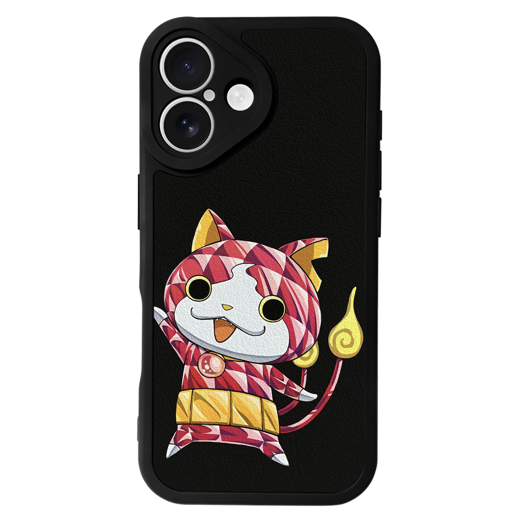 （画像用） 妖怪ウォッチ Yo-kai Watch 【iPhone 16シリーズ対応】シリコンスマホケース（レザー調） 材質：シリコン